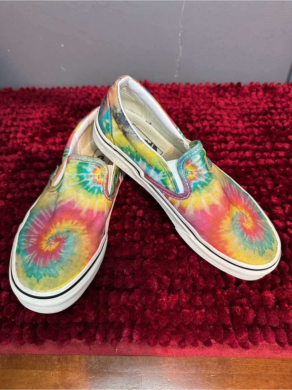 Vans Kids Tie-Dye Slip-On Sneakers - Multicolor